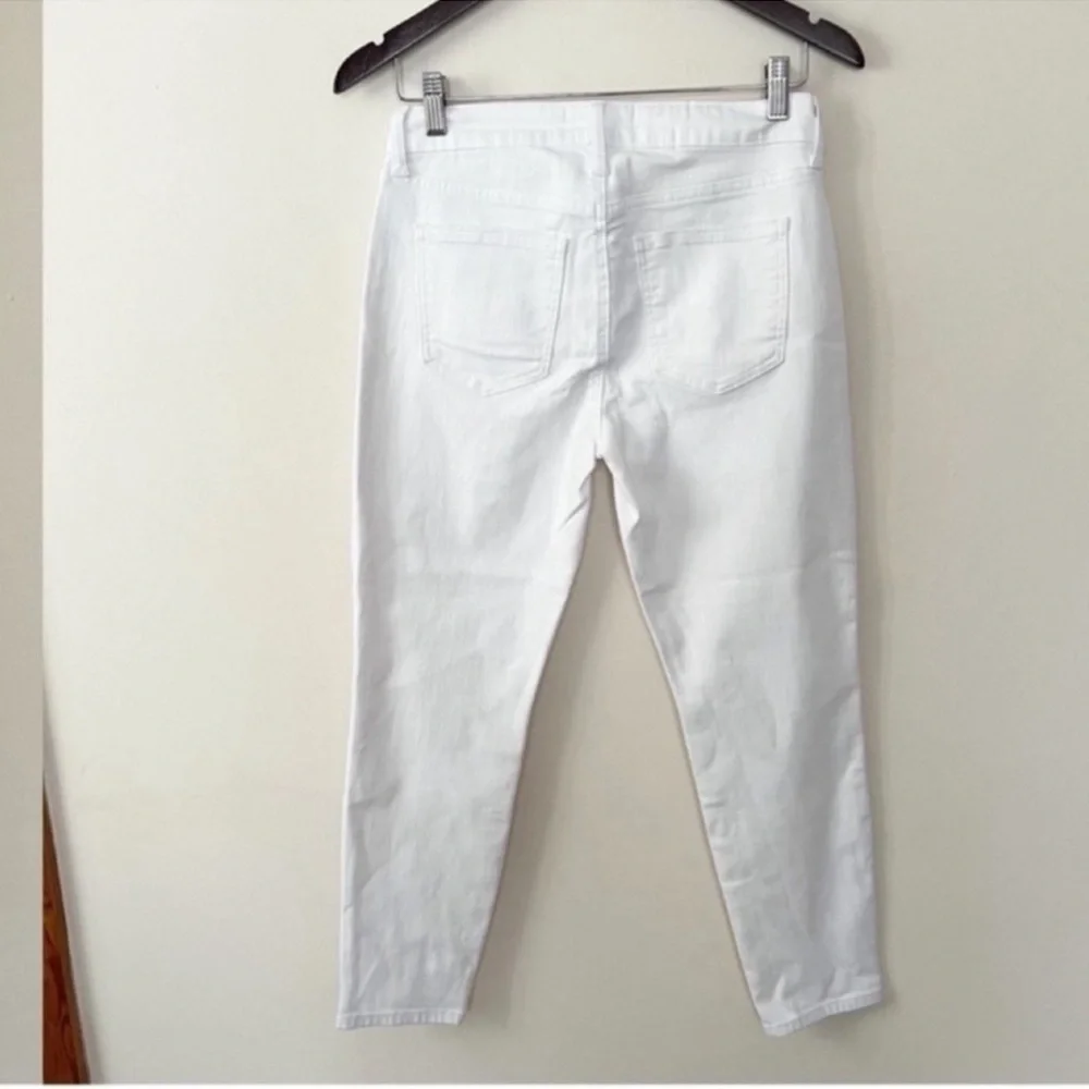 Pistola Jennifer Oslo White High Waisted Jeans P6822FTN Size 27 Distressed